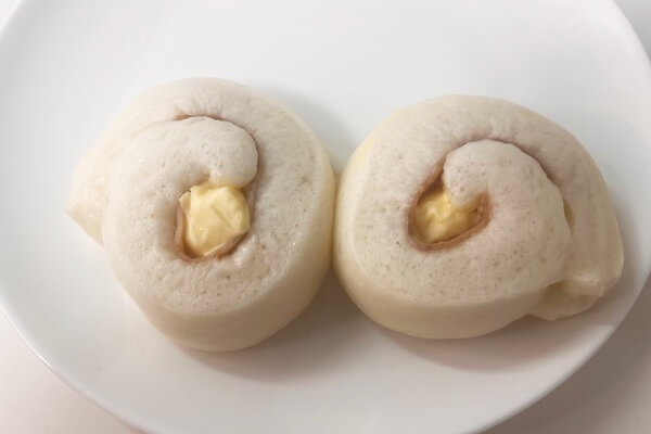 ローソン 低糖質パン もちもちした白いパン ハム&チーズ 2個入