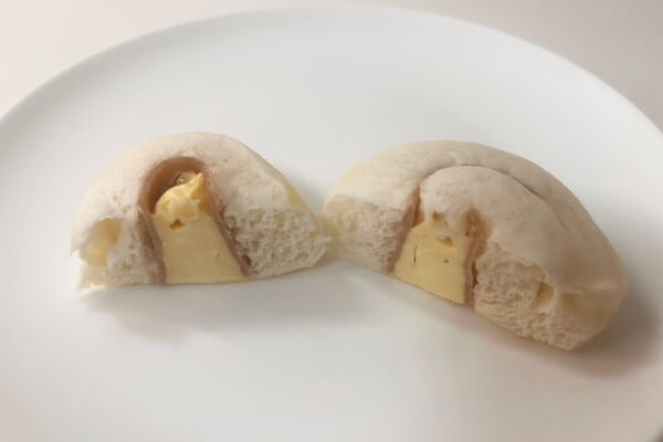 ローソン 低糖質パン もちもちした白いパン ハム&チーズ 2個入
