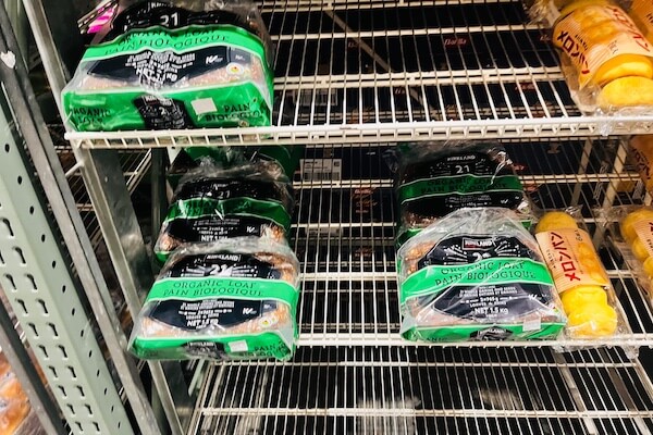 コストコ　オーガニックパン　有機食パン　売り場