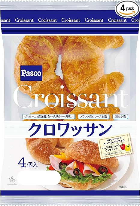 pasco「クロワッサン4個入り」