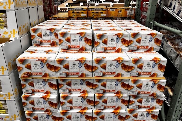コストコで販売している低糖質パンの場所(市販パンコーナー)