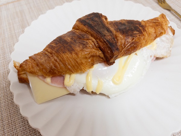 コストコ クロワッサン アレンジレシピ クロワッサンのハムチーズ