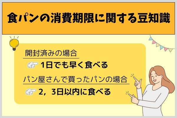 食パンの消費期限に関する豆知識