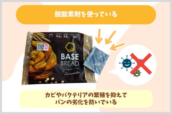 脱酸素剤を使っている