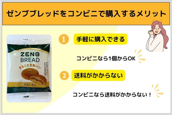 Benefits of buying Zenbred at a convenience store